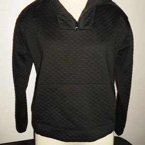 PULLOVER QUILTED LIGHT JACKET WITH QUARTER ZIPPER